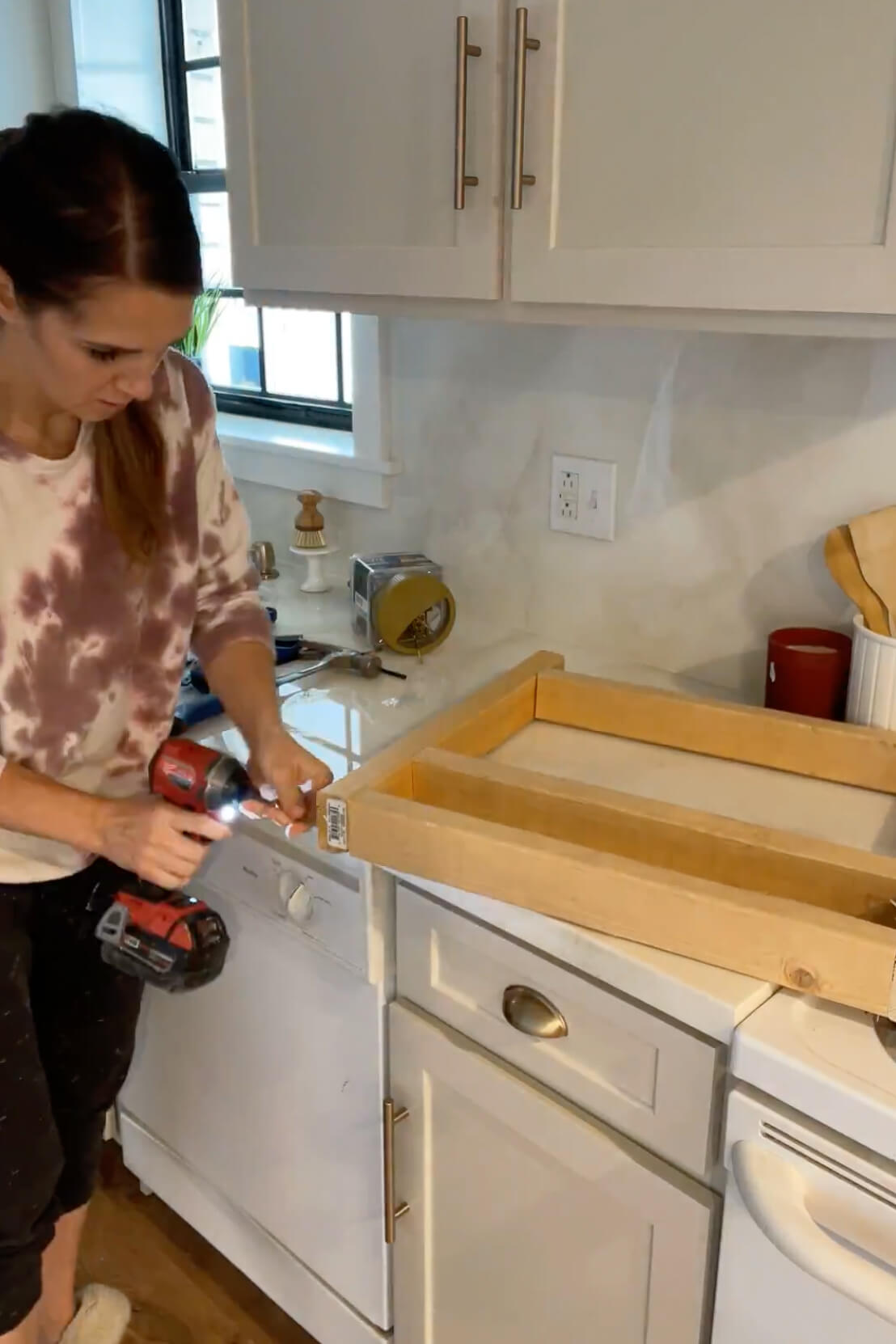 Building a frame for my DIY range hood cover.